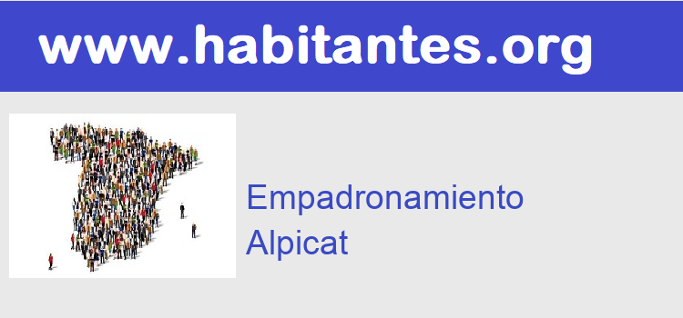 Cita Previa Certificado empadronamiento  Alpicat