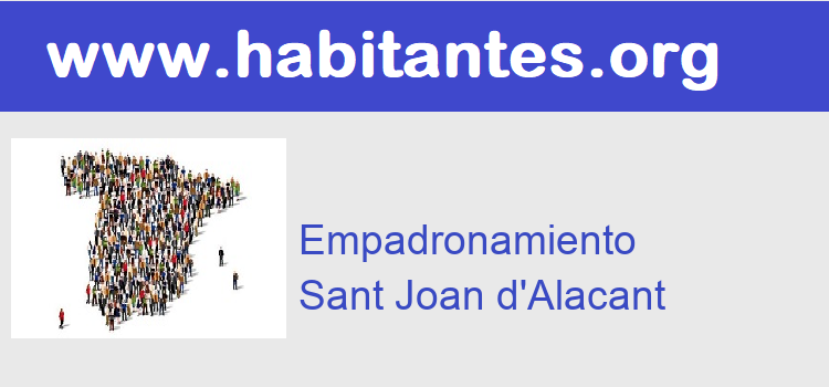 Cita Previa Certificado empadronamiento  Sant Joan d'Alacant